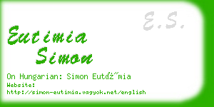 eutimia simon business card